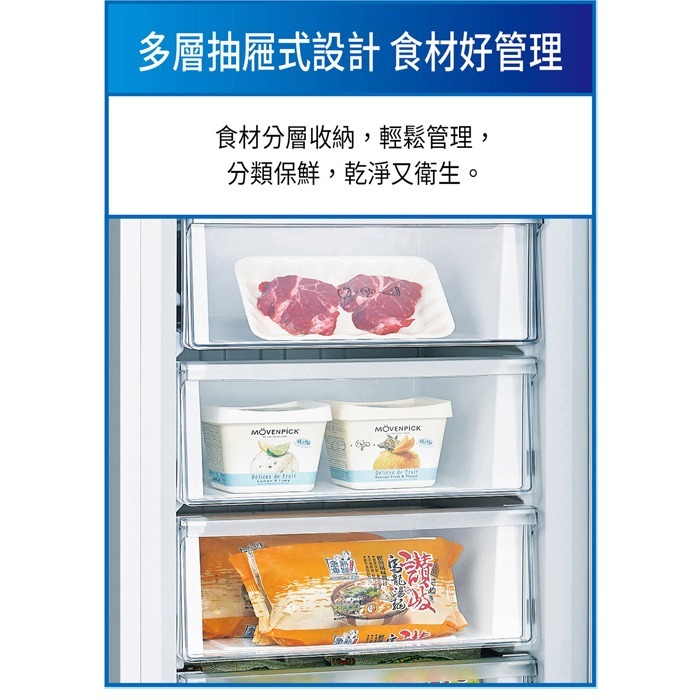 送好禮 含拆箱定位+舊機回收 台灣三洋 SANLUX SCR-V168F 直立無霜冷凍櫃 165L 變頻 采晶強化玻璃-細節圖6