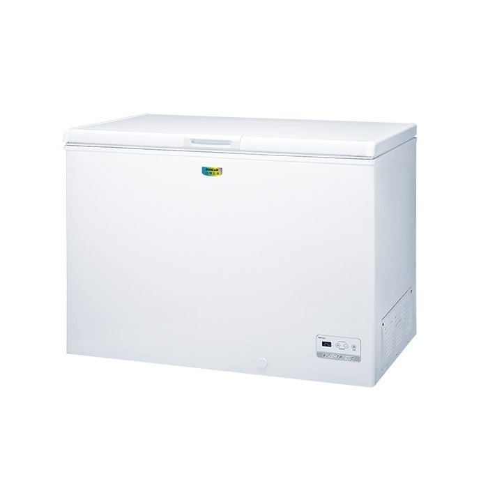 含拆箱定位+舊機回收 台灣三洋 SANLUX SCF-V338GE 上掀式直冷式 冷凍櫃 332L 變頻-細節圖2