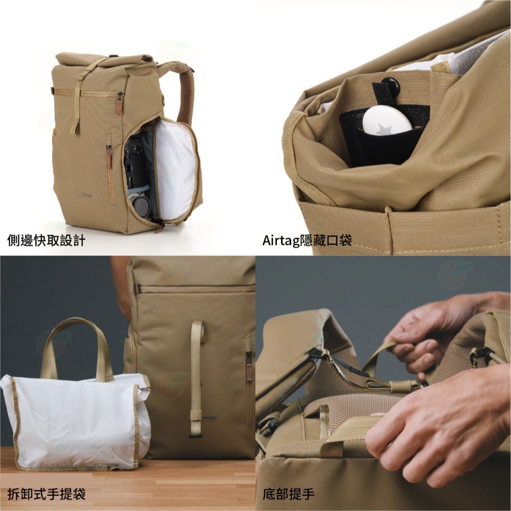 含內袋 Shimoda Side Street KIT 22L 街邊行後背包 520-380 520-381 相機包-細節圖4