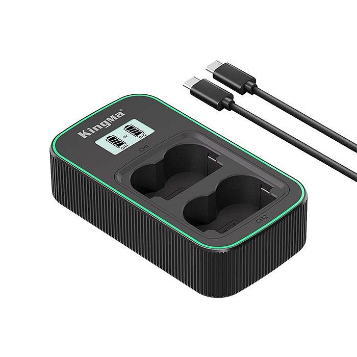 勁碼 Kingma BM058Q-W235 充電器 快充雙槽座充 公司貨 適用 富士 NP-W235 XT5 XS20-細節圖3