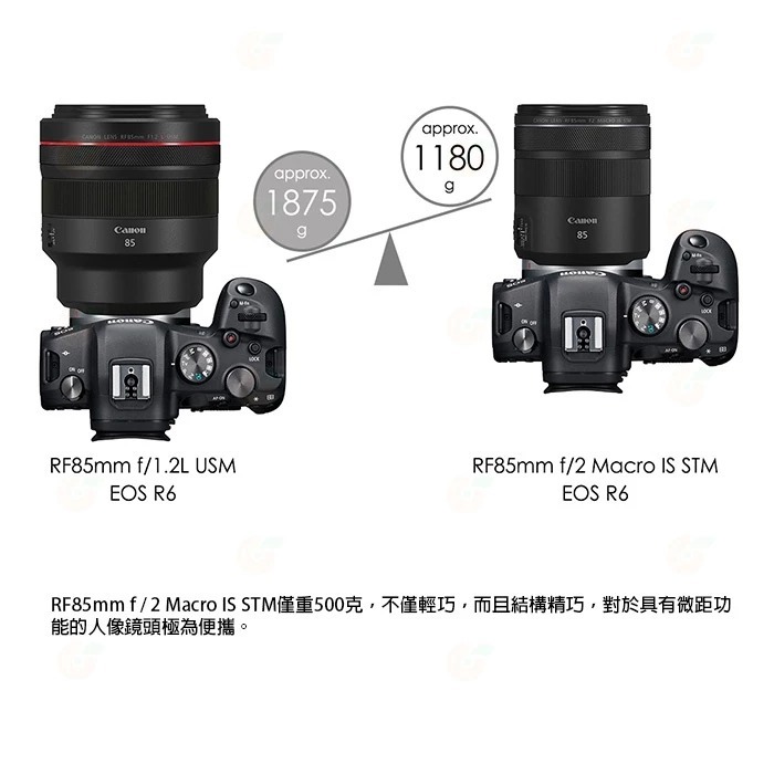 Canon RF 85mm F2 Macro IS STM 微距 人像鏡頭 台灣佳能公司貨-細節圖7