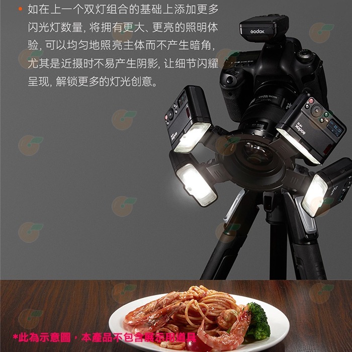 神牛 Godox MF12-K2 雙燈套組 公司貨 打光 人像 商攝 棚拍 含 柔光罩 冷靴座 色片 便攜包-細節圖7