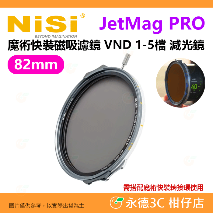 VND 1-5檔減光鏡 82mm