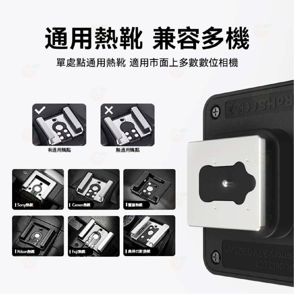 Ulanzi SL01 SL02 迷你 螢火蟲閃光燈 GN8 單點觸發 LED補光燈 機頂閃 富士 SONY GR3-細節圖7