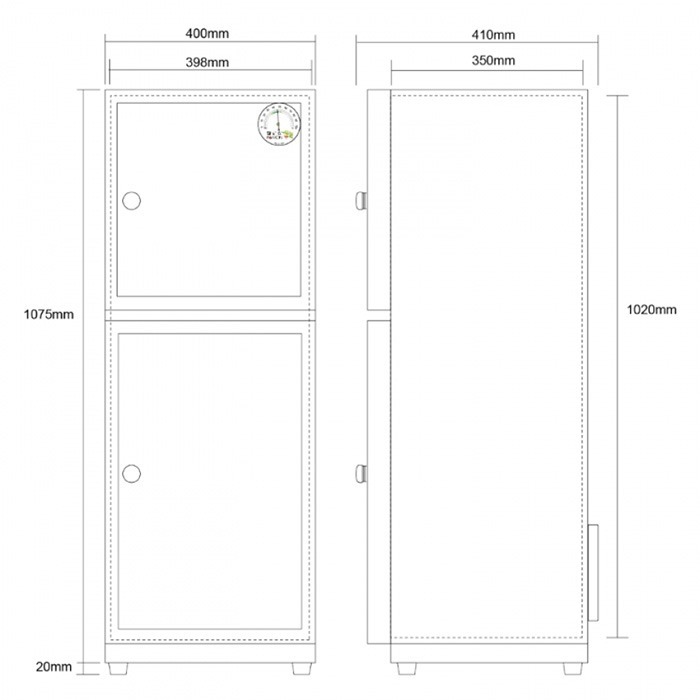 送好禮 寶藏閣 PATRON GH-142 GH-142P 指針式電子 中型 防潮箱 142公升 5年保固 相機 台灣製-細節圖11
