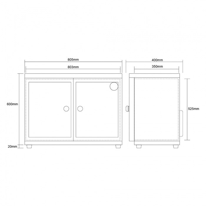 送好禮 寶藏閣 PATRON GH-160W 指針式電子 中型 防潮箱 148公升 5年保固 雙開門 鋼製隔板 台灣製-細節圖10
