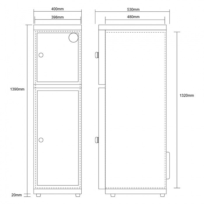 送好禮 寶藏閣 PATRON GH-250 指針式電子 中型 防潮箱 252L 5年保固 鋼製隔板 適相機 收藏 台灣製-細節圖10