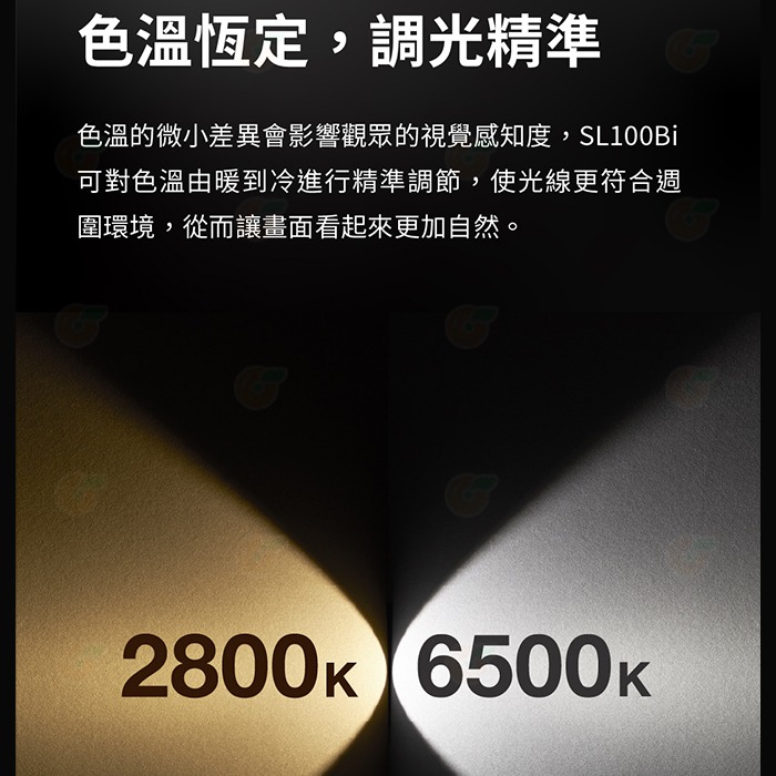 神牛 Godox SL100D 白光 LED攝影燈 公司貨 100W 補光燈 LED棚燈 直播 人像 棚拍-細節圖5