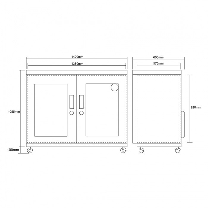 送活動禮 寶藏閣 PATRON GH-780 指針式電子 大型 防潮櫃 788L 5年保 三段濕度調整 適用相機 台灣製-細節圖10