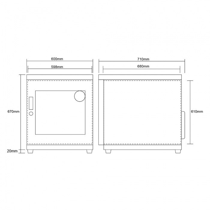 送好禮 寶藏閣 PATRON GH-240 指針式電子 中型 防潮箱 240L 5年保固 三段濕度調整 防鏽烤漆 台灣製-細節圖10