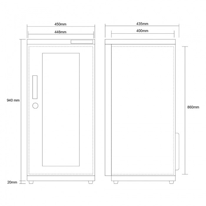 送活動禮 寶藏閣 PATRON AH-155 LED 數字顯示 中型電子防潮箱 155公升 5年保 適用相機 收藏 台製-細節圖10