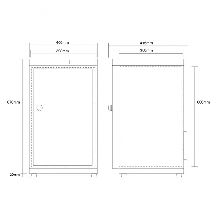 送好禮 寶藏閣 PATRON AH-86D2 AH-86D2P 雙濕度 電子小型 防潮箱 86L 5年保固 相機 台灣製-細節圖11
