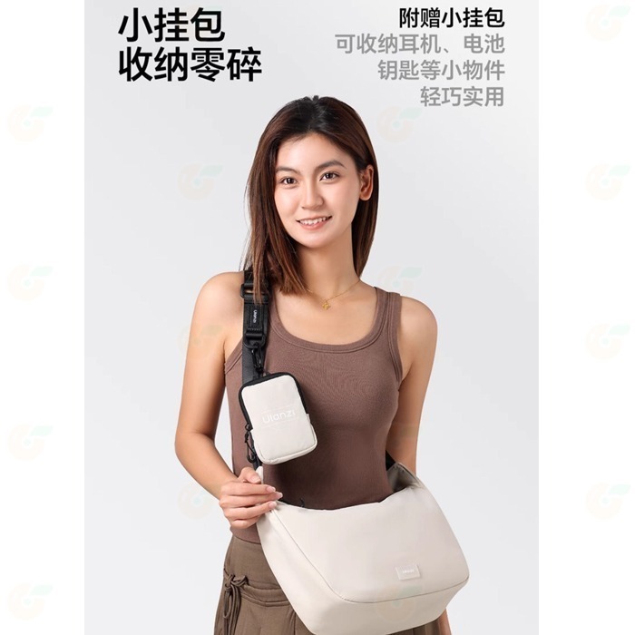 特價  附小掛包 Ulanzi B160 B161 HMN1 半月斜背包 可拆隔板 內外多口袋 單肩側背攝影包 相機包-細節圖6