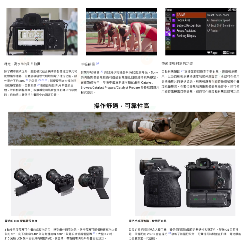 SONY α1 II BODY 二代 全片幅 數位單眼相機 機身 台灣索尼公司貨 A1 II A1II ILCE-1M2-細節圖6