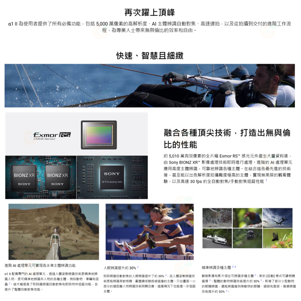 送註冊禮 SONY α1 II BODY 二代 全幅 數位單眼相機 機身 台灣索尼公司貨 A1 II A1II A1M2-細節圖2