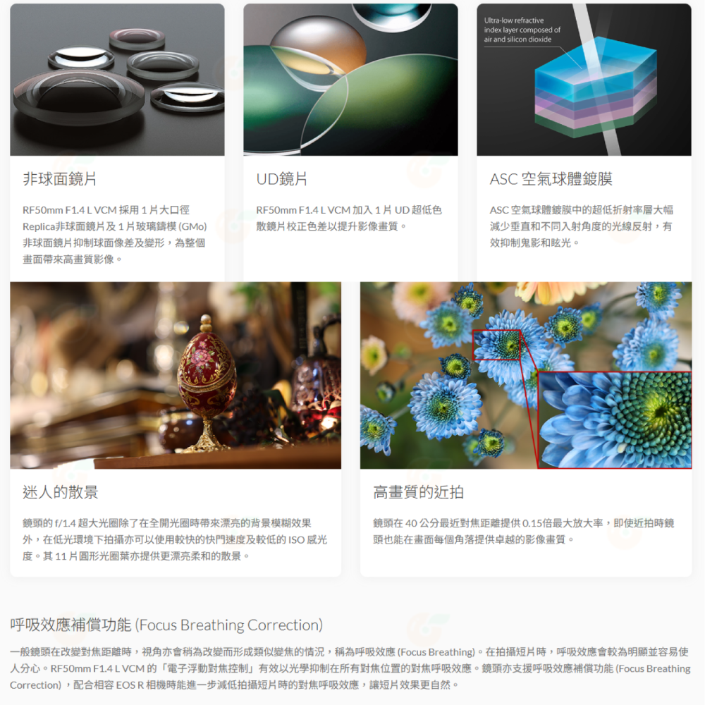 Canon RF 50mm f1.4 L VCM 輕巧 大光圈混合型標準鏡頭 定焦鏡頭 人像鏡 台灣佳能公司貨-細節圖4