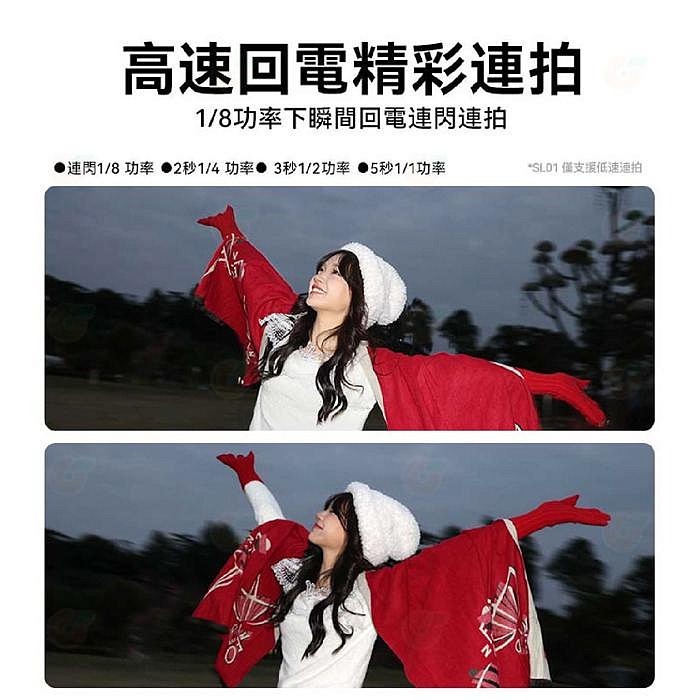 Ulanzi SL01 SL02 SL03 迷你 螢火蟲閃光燈 GN8 單點觸發 補光燈 機頂閃 富士 SONY GR3-細節圖4