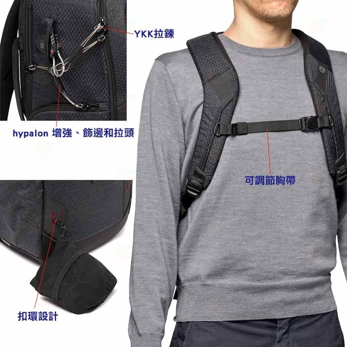 曼富圖 Manfrotto MB PL2-BP-BL-S BACKLOADER 後背相機包 S 可放單眼攝影器材-細節圖4