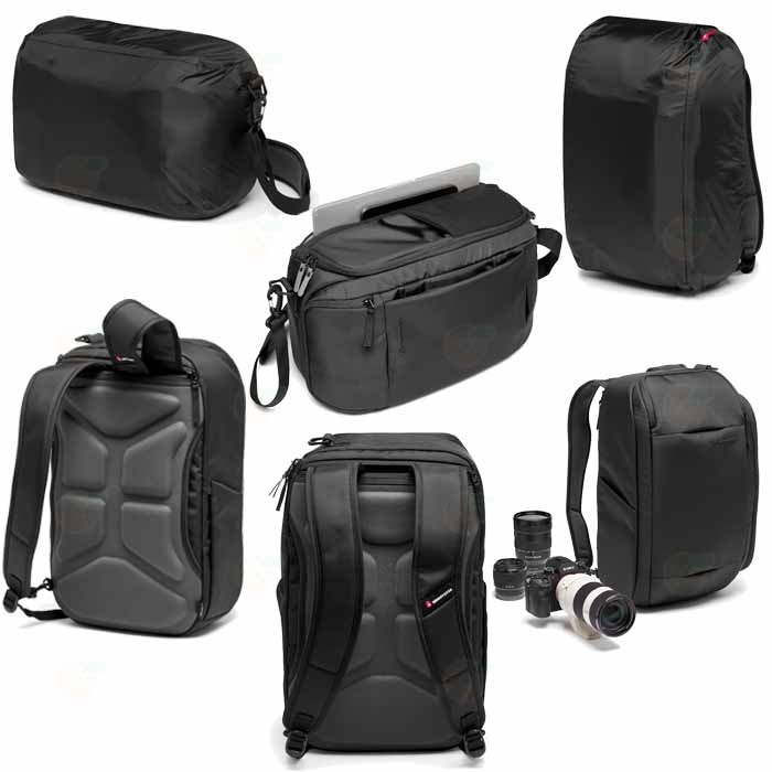 曼富圖 Manfrotto MB MA3-BP-H HYBRID 後背相機包 III M 公司貨 單肩側背包 手提包-細節圖2