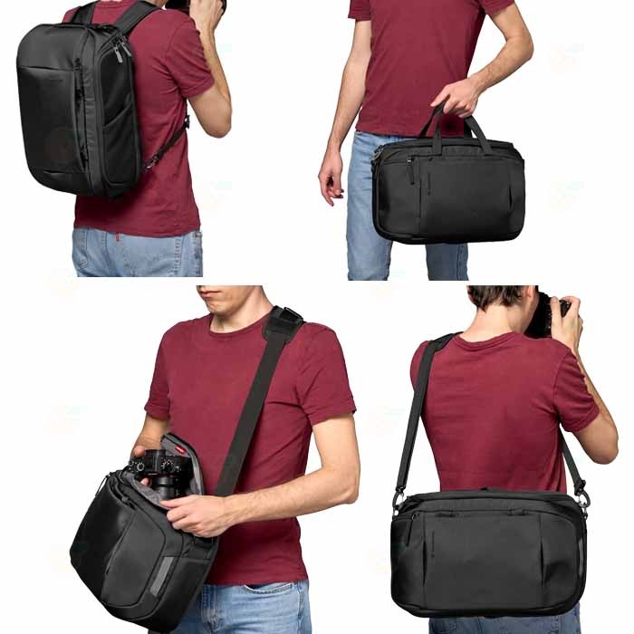 曼富圖 Manfrotto MB MA3-BP-H HYBRID 後背相機包 III M 公司貨 單肩側背包 手提包-細節圖4