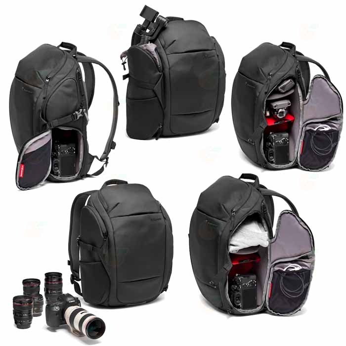 曼富圖 Manfrotto MB MA3-BP-T TRAVEL 後背相機包 III M 公司貨 可放單眼 鏡頭 腳架-細節圖2