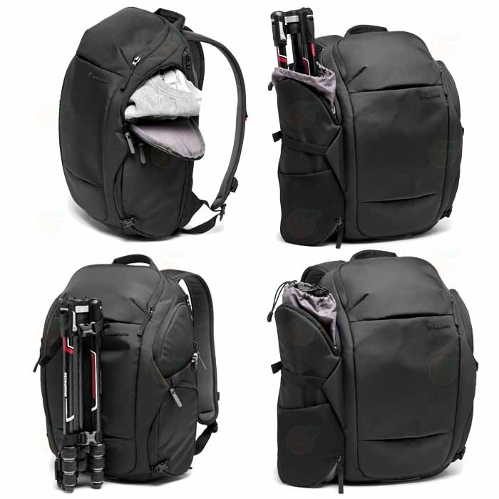 曼富圖 Manfrotto MB MA3-BP-T TRAVEL 後背相機包 III M 公司貨 可放單眼 鏡頭 腳架-細節圖3