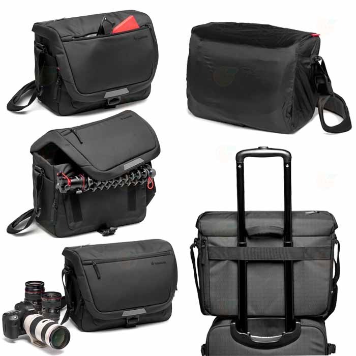 曼富圖 Manfrotto MB MA3-M-M ADVANCED 3 郵差包 斜背側背相機包 公司貨 可放單眼 鏡頭-細節圖2