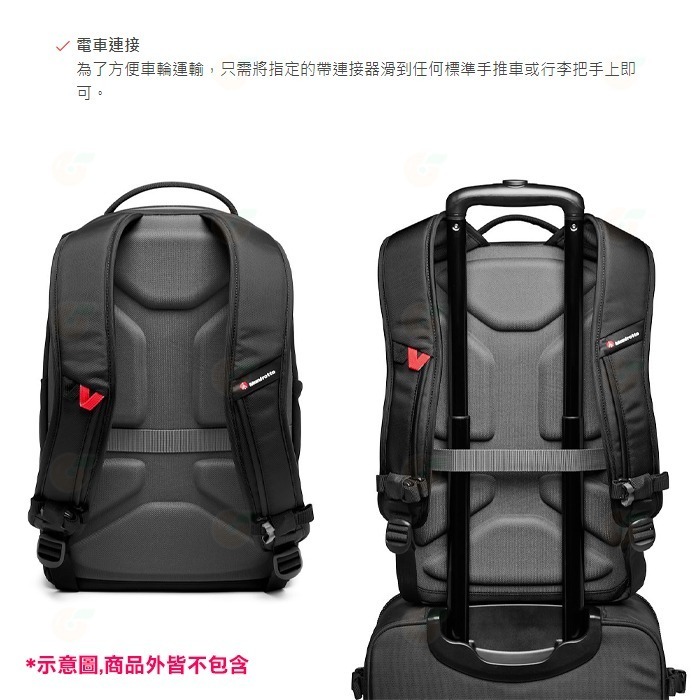曼富圖 Manfrotto MB MA3-BP-A ACTIVE III 雙肩後背相機包 公司貨 可放單眼 鏡頭 腳架-細節圖6