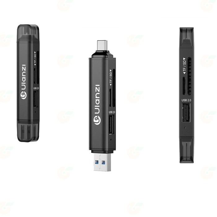 ✨ Ulanzi X117 CR1 三合一讀卡機 USB3.1 三槽同讀 Type C 適用 SD TF microSD-細節圖7