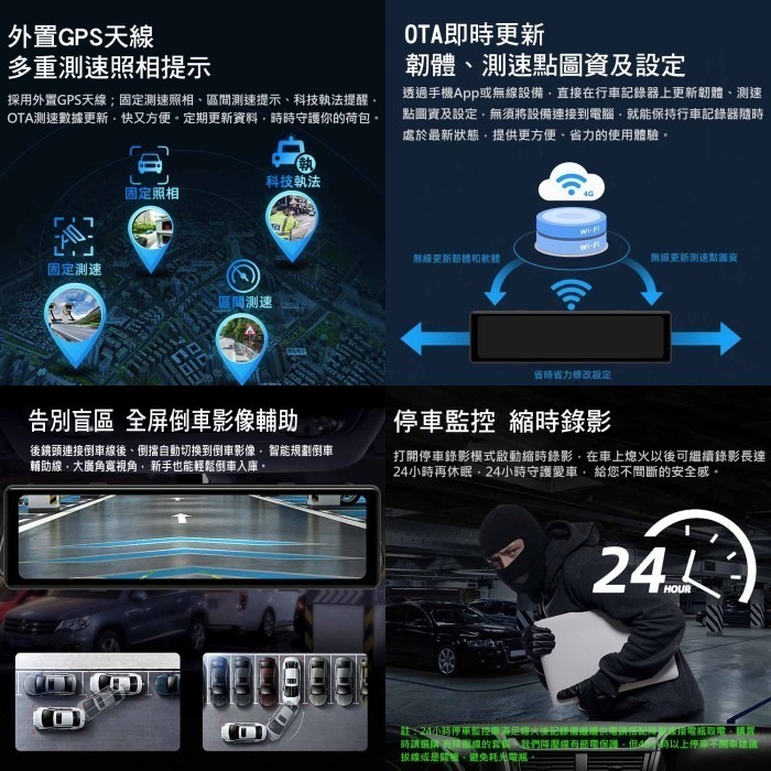 PAPAGO Ray DW2 2K+2K 行車紀錄器 前後雙Sony星光夜視分離式鏡頭 二代升級版 電子後視鏡 GPS-細節圖6