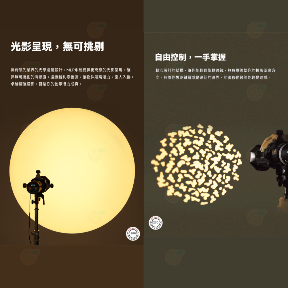 Godox MLP神牛卡口投影器套組 MLP19K MLP26K MLP36K 19° 26° 36°透鏡 投影筒-細節圖3