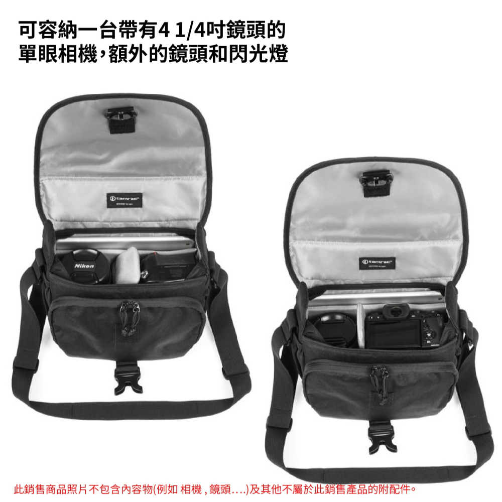 天域 tamrac RALLY 4 T2444-1915 團結系列 輕便側背相機包 單肩包 攝影包 適用約一機二鏡 單眼-細節圖6