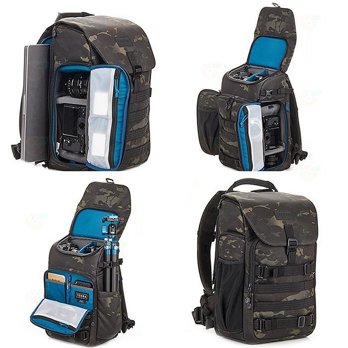 天霸 Tenba 637-766 637-767 Axis v2 LT 18L 二代軸戰術輕型後背相機包 側開快取 適用-細節圖2