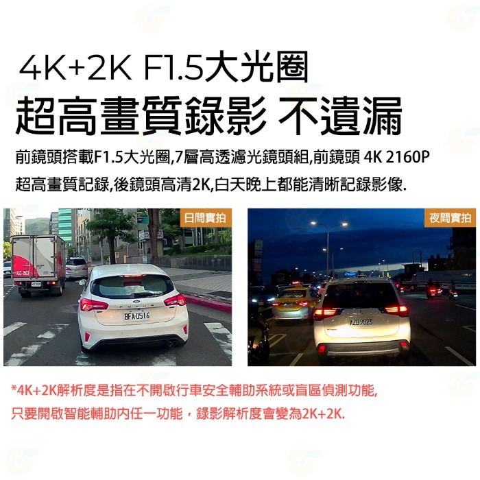PAPAGO M620 Plus 行車紀錄器 4K+2K 前後雙Sony星光夜視Wi-Fi電子後視鏡 公司貨 測速提醒-細節圖6