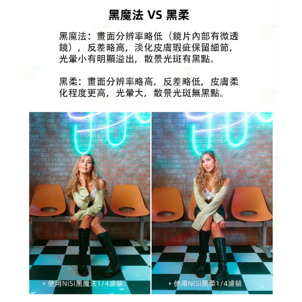 NiSi Black Magic Diffusion 1/4 黑魔法 49 67 72 77 82 95mm 柔焦 濾鏡-細節圖7