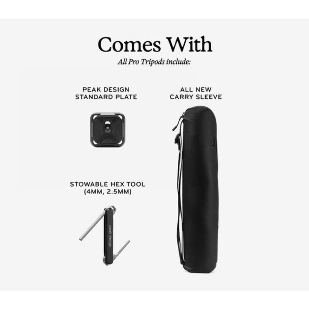 預購 Peak Design Pro Tall 腳架 三腳架 197cm 球型雲台 橫豎拍 中軸倒置 碳纖維 公司貨-細節圖7
