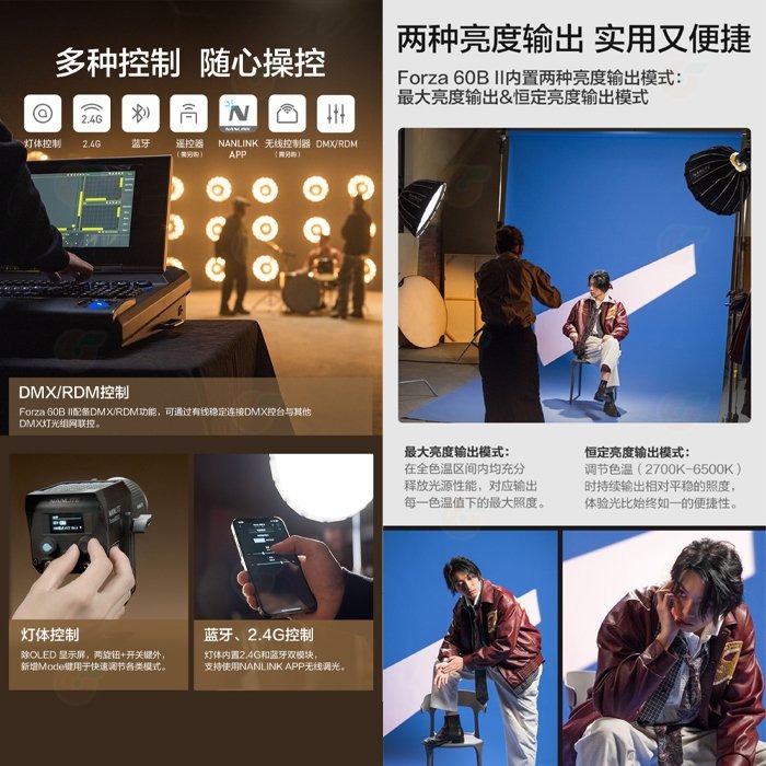 特價 南冠 南光 NANLITE Forza 60B II 二代 雙色 LED 聚光燈 正成公司貨 補光燈 持續燈 棚燈-細節圖6