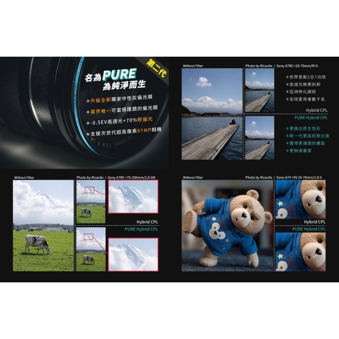 🌺STC PURE Hybrid CPL 67mm 二代 純淨極致透光偏光鏡 -0.5EV 保護鏡 原廠保固-細節圖6