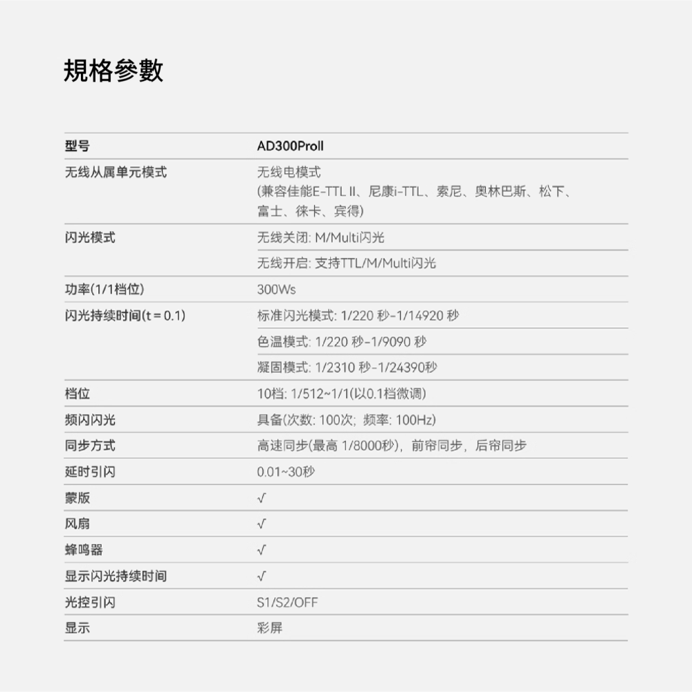 神牛 Godox AD300PRO II 專業外拍TTL閃光燈 300W 棚燈 閃燈 造型燈 AD300proII 二代-細節圖6