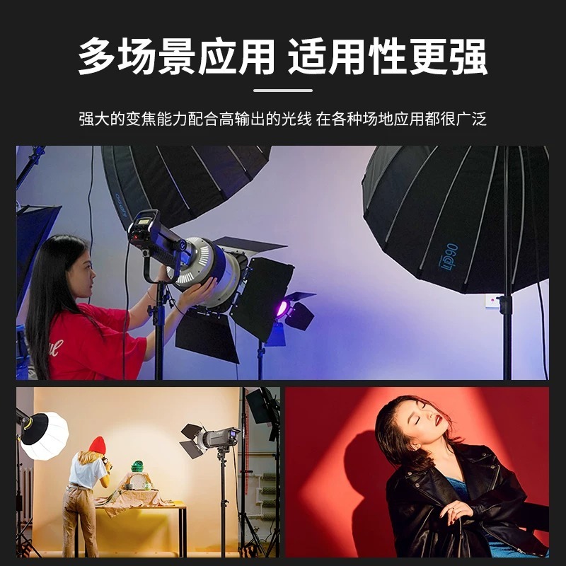 雷普曼 LIPPMANN F10 菲涅爾光學透鏡 變焦聚光筒 保榮卡口 聚光鏡頭 適用200W以下LED燈 棚燈 持續燈-細節圖4
