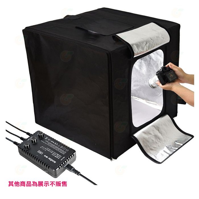 神牛 Godox LST80 80×80cm 正立方體小型三向LED摺合攝影棚 攝影燈箱 柔光箱 便攜拍攝棚 公司貨-細節圖2