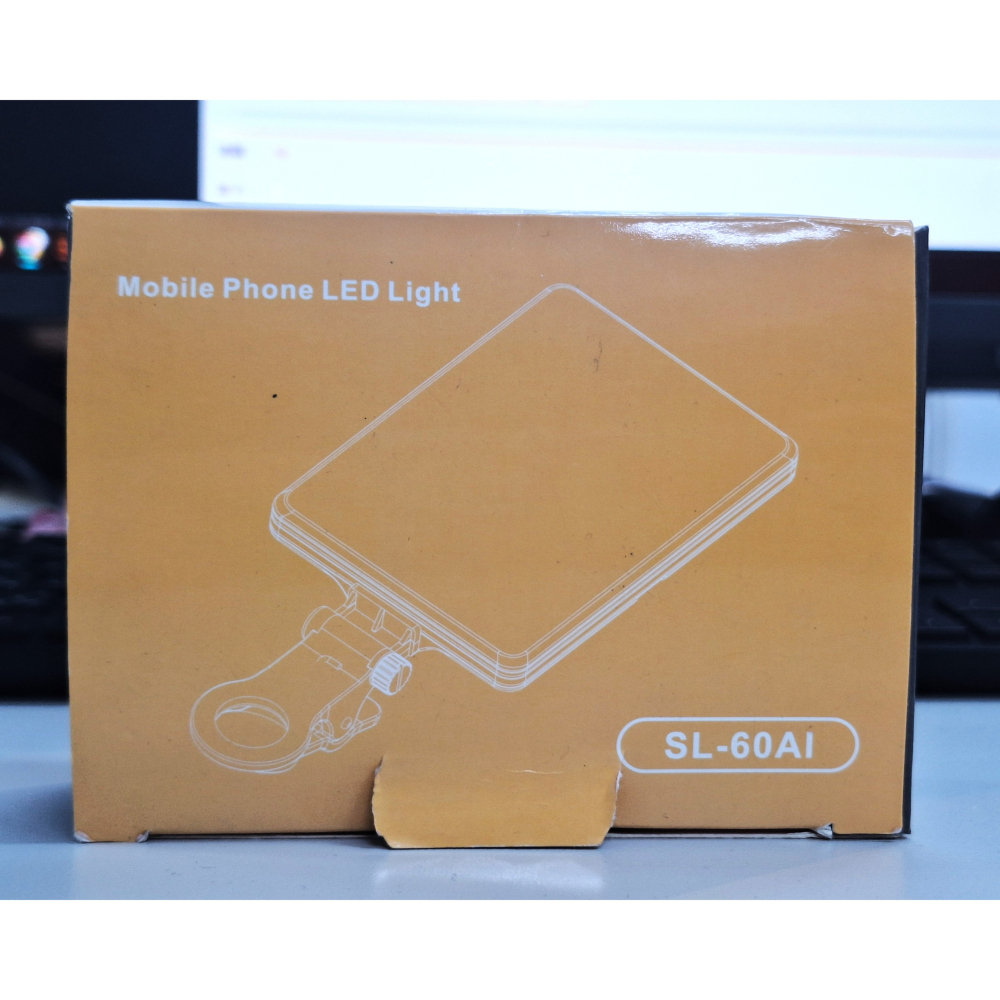 💥 全新品出清 盒損 樂華 ROWA SL-60AI 手機 單眼 口袋型補光燈 夾式 雙色溫 十檔亮度 LED 持續燈-細節圖2