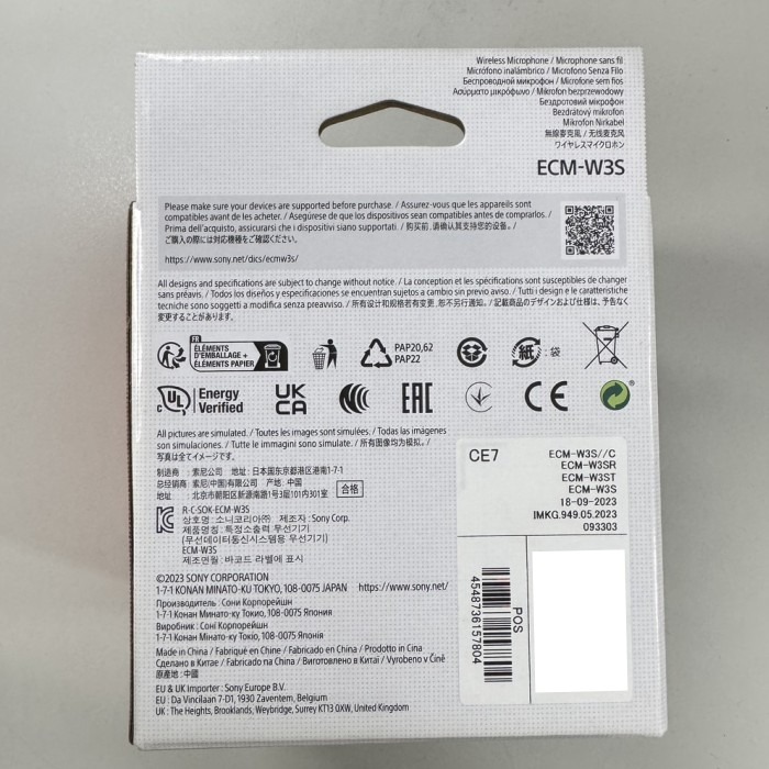 👍全新品出清特價 SONY ECM-W3S 一對一 無線麥克風 領夾式 降躁 單人收音 公司貨-細節圖5