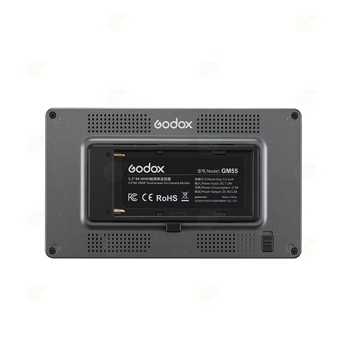 神牛 Godox GM55 4K HDMI 監看螢幕 公司貨 5.5吋 160度廣角 色彩空間 攝影 參考線 電量顯示-細節圖5