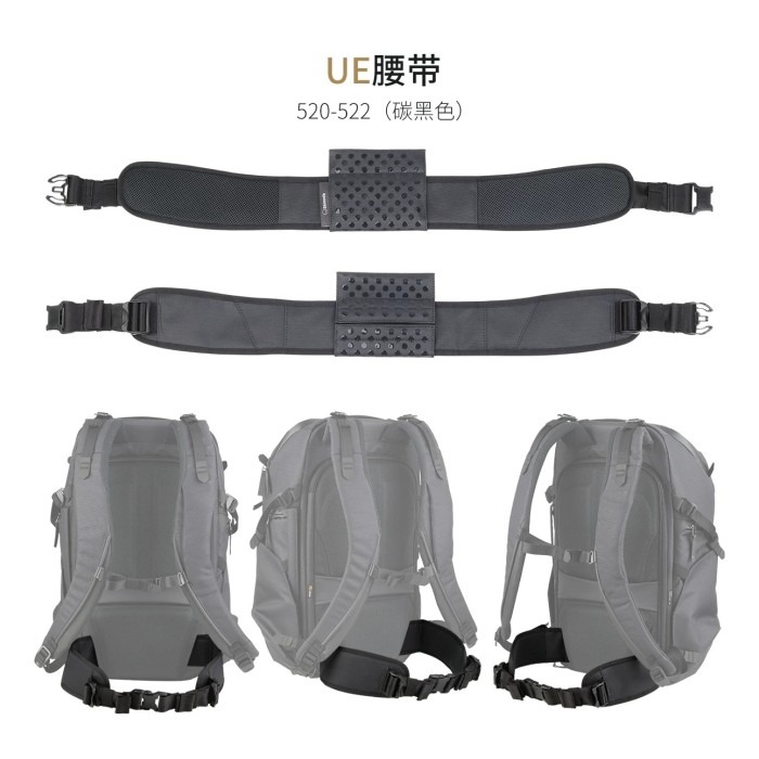 Shimoda Urban Explore Waist Belt 520-522 背包 腰帶 石墨灰 公司貨 防滑 加厚-細節圖2