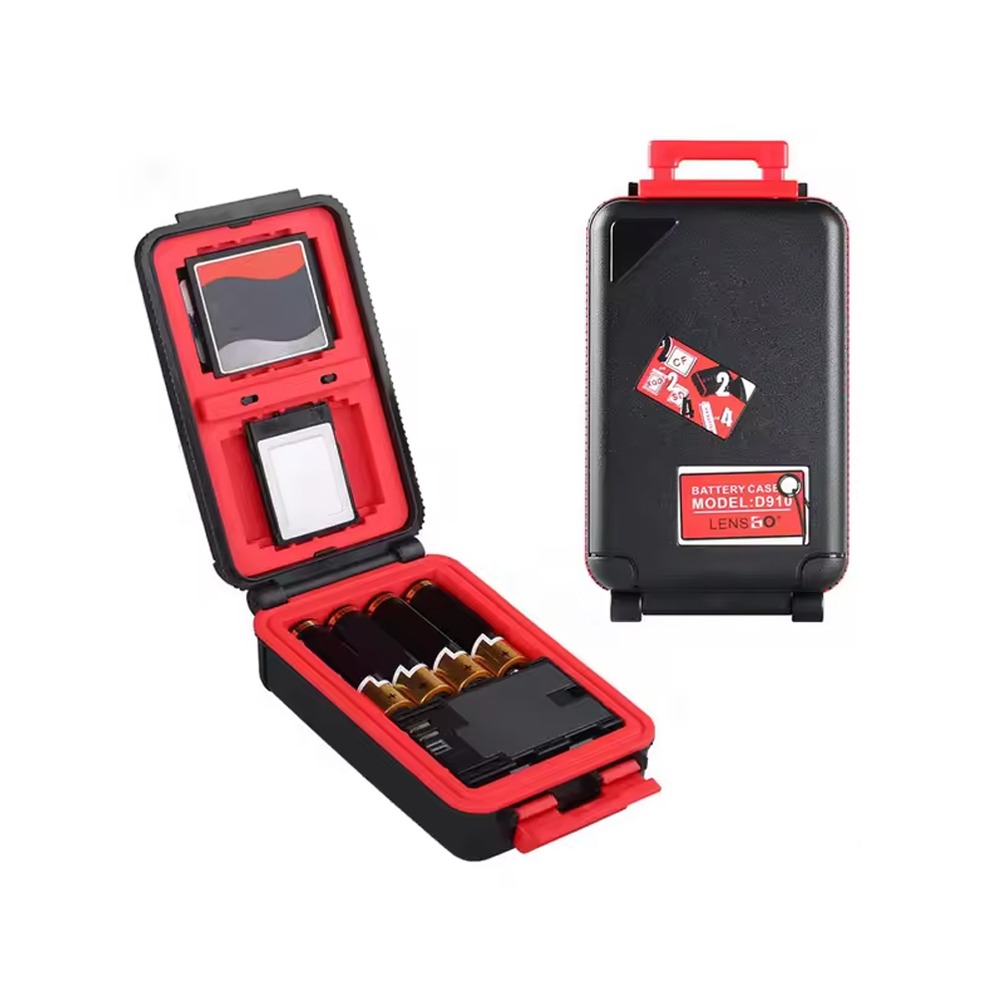 朗詩歌 LensGo D910 相機 電池 記憶卡 防水 收納盒 收納箱 防震 外出 輕便 攜帶-規格圖9