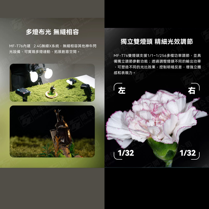 神牛 Godox MF-T76 TTL微距雙閃光燈 機頂閃 閃燈 補光燈 公司貨 適用 Canon Nikon Sony-細節圖5
