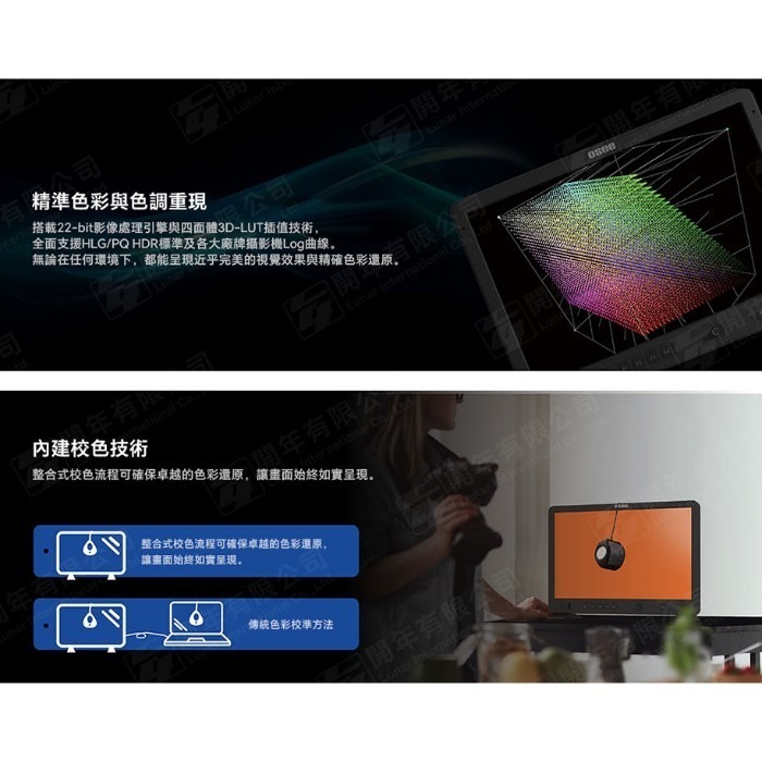 OSEE Mega 15S 1500nits 高亮度 HDR 攝影 監看 螢幕 公司貨 SDI HDMI 外接 監視器-細節圖5