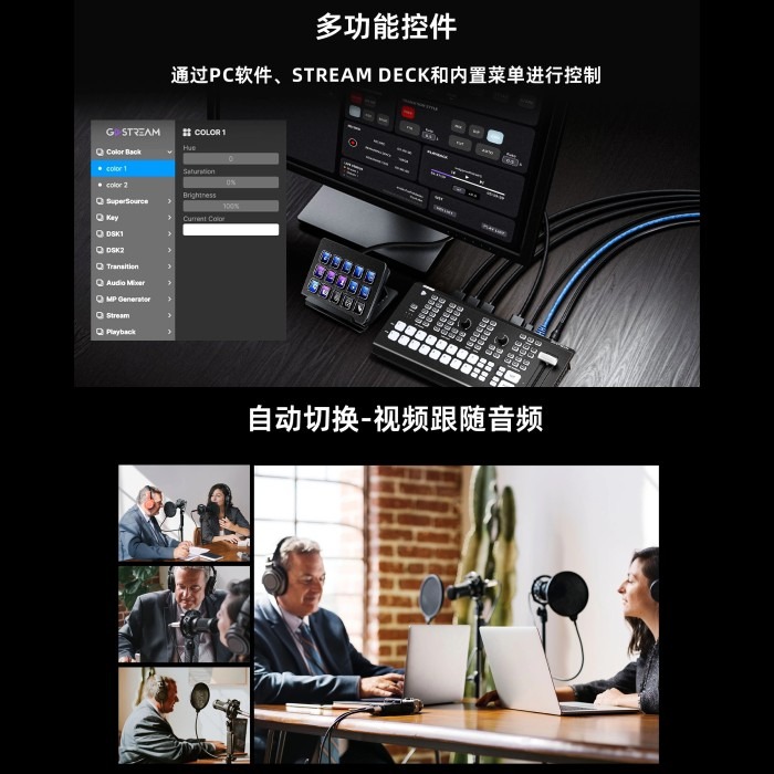 OSEE GoStream Duet 8 ISO SDI HDMI 8頻道 多機位 直播 切換 導播機 公司貨 導播台-細節圖7