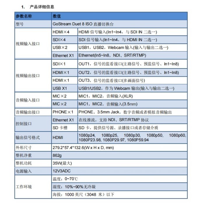 OSEE GoStream Duet 8 ISO SDI HDMI 8頻道 多機位 直播 切換 導播機 公司貨 導播台-細節圖9